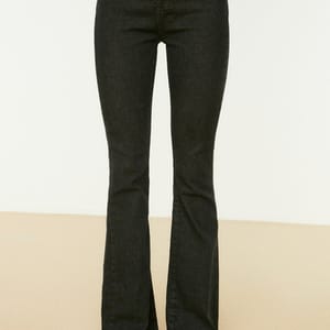 High Waist Skinny Flared Women's Jeans High Waist Skinny Flared Women's Jeans - Wide Leg Jeans 58