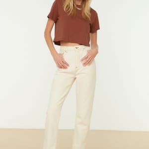 Trendyol - Women's Mom Jeans 26