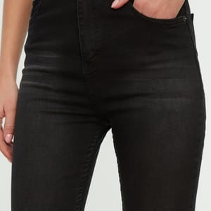 Black High Waist Skinny Women's Jeans - Skinny Jeans 22