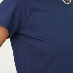 Single Color Crew Neck Crop Women's T-Shirt Trendyol - Women's Casual T-Shirt 28