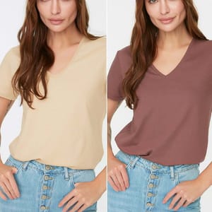2 Pack V-Neck T-Shirt