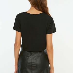 2 Pack Crew Neck Knitted T-Shirt Trendyol - Women's Casual T-Shirt 48