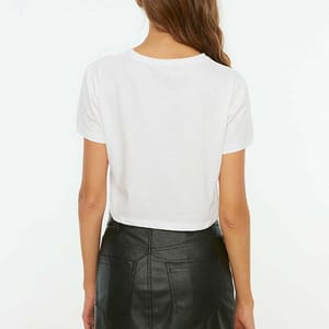 2 Pack Crew Neck Knitted T-Shirt Trendyol - Women's Casual T-Shirt 52