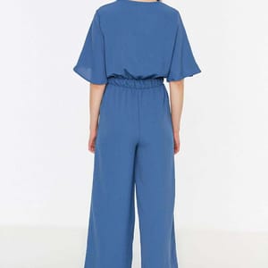 Wrap Style Wide Leg Women's Jumpsuit Wrap Style Wide Leg Women's Jumpsuit - Jumpsuits 49