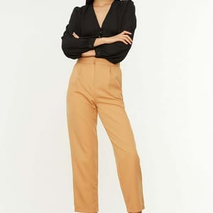 High Waist Cropped Pants