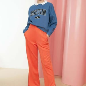 Blue Front Print Graphic Women's Sweatshirt - Sweatshirts 23