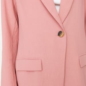 Dried Rose Button Jacket