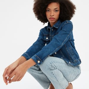 Blue Pocket Detail Denim Long Sleeve Women's Jacket Blue Pocket Detail Denim Long Sleeve Women's Jacket - Denim Jackets 21