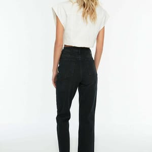 High Rise Ripped Bootcut Jeans - Skinny Jeans 29