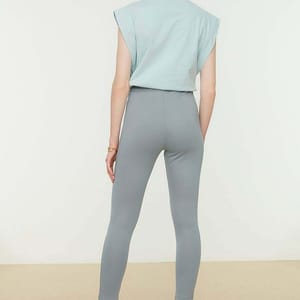 Black, Grey High Waist Women's Pant - Formal Pants 24