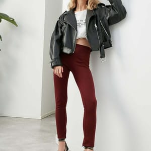 Jacquard Knitted Active Tights