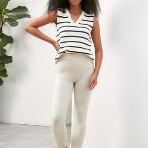 Off White High Waist Women's Sweatpant - Sweatpants 17