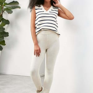 Off White High Waist Women's Sweatpant