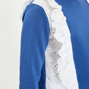 Lace Detail Sweatshirt Lace Detail Sweatshirt - Sweatshirts 43