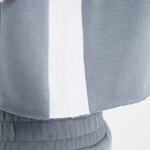 Crew Neck Knitted Cropped Women's Sweatshirt - Sweatshirts 31