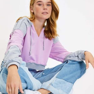 Knitted Cropped Women's Hoodie Knitted Cropped Women's Hoodie - Hoodies 37