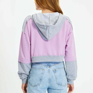 Knitted Cropped Women's Hoodie Knitted Cropped Women's Hoodie - Hoodies 39
