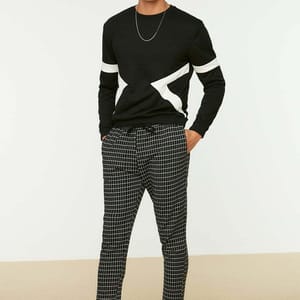 Men's Checked Sweatpants - Sweatpants 62