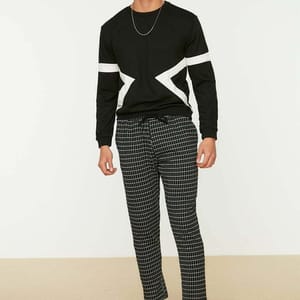 Men's Checked Sweatpants - Sweatpants 63