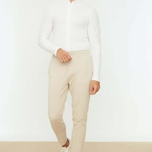Men's Checked Sweatpants - Sweatpants 38