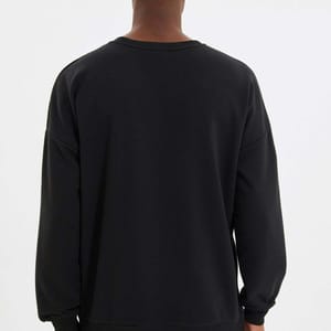 Men's Sweatshirt Men's Black Sweatshirt - Sweatshirts 24