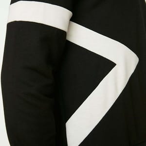 Stripe Detail Black Sweatshirt - Sweatshirts 26