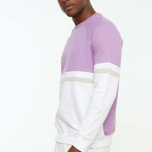 Two Tone Color Block Men's Sweatshirt Trendyol - Men's Sweatshirts 47