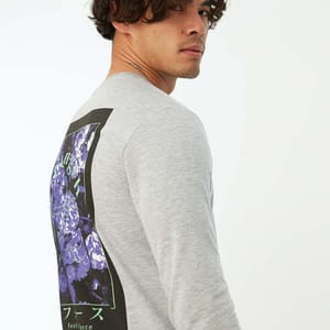Back Print Graphic Men's Sweatshirt - Sweatshirts 58