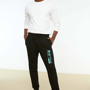 Regular Fit Printed Men's Sweatpants - Sweatpants 66