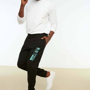 Regular Fit Printed Men's Sweatpants