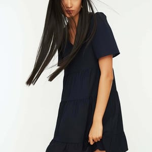 Wide Cut Dress Trendyol - Women's Mini Dresses 22