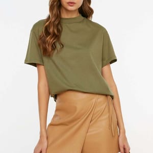 Crew Neck Women's T-Shirt Crew Neck Women's T-Shirt - Casual T-Shirt 45
