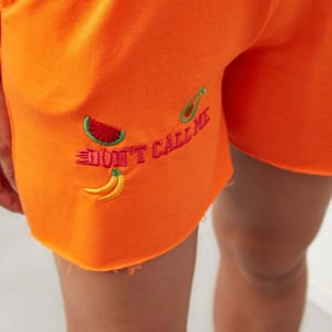 Crew Neck Embroidered Top & Shorts Set - Co-ord Sets 28