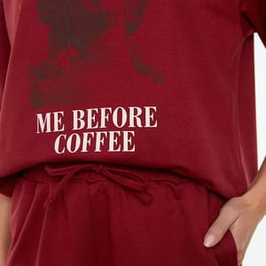 Crew Neck Top & Shorts Set Trendyol - Women's Co-ord Sets 22