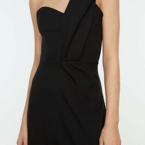 One Shoulder Side Split Dress - Party Dresses 17