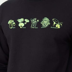 Navy Blue Front Print Printed Men's Sweatshirt - Sweatshirts 23