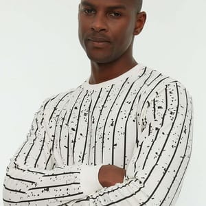 Regular Fit Crew Neck Sweatshirt Trendyol - Men's Sweatshirts 47