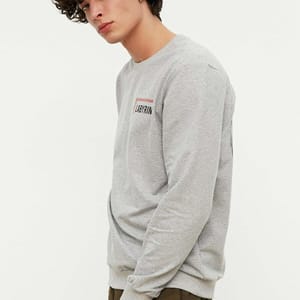 Regular Fit Long Sleeve Regular Crew Neck Printed Sweatshirt - Sweatshirts 22