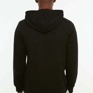Graphic Black Men's Hoodie - Hoodies 34