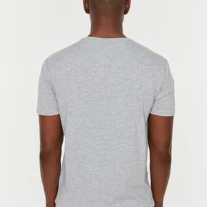 Slim Fit V Neck T-Shirt Trendyol - Men's Short Sleeve T-Shirt 48