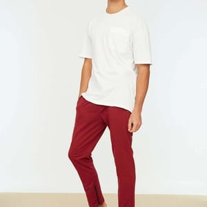 Drawstring Zip Detail Sweatpants Drawstring Zip Detail Sweatpants - Sweatpants 30