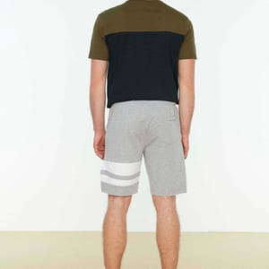 Men's Regular Fit Paneled Shorts - Sweat Shorts 29