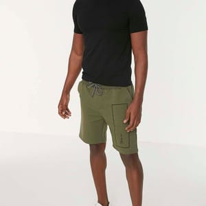 Drawstring Shorts Mid Green