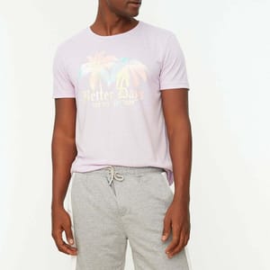 Grey Side Stripe Drawstring Men's Shorts - Sweat Shorts 32