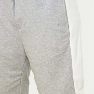 Grey Side Stripe Drawstring Men's Shorts - Sweat Shorts 33