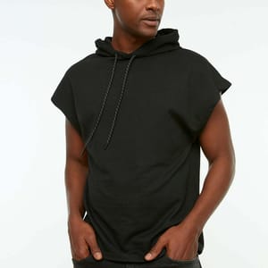Essential Sleeveless Hoodie Essential Short Sleeve Hoodie Sweatshirt - Hoodies 59