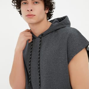 Essential Sleeveless Hoodie Essential Short Sleeve Hoodie Sweatshirt - Hoodies 32