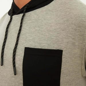 Contrast Pocket Hooded T-Shirt Contrast Pocket Hooded T-Shirt - Short Sleeve T-Shirt 43