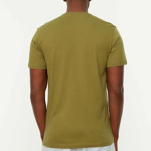 Embroidered Tiger Crew Neck T-Shirt