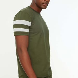 Stripe Detail T-Shirt + Shorts Set